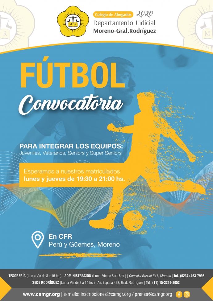 FUTBOL CONVOCATORIA